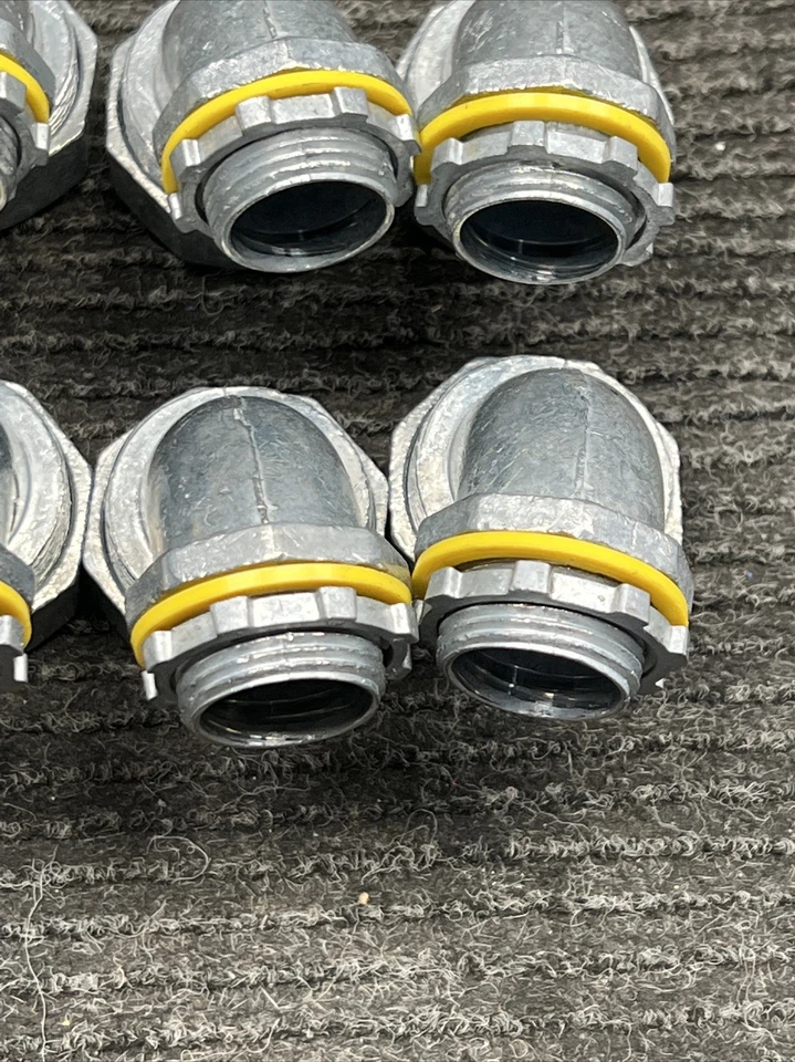 Nuevo Lote de 10 conectores herméticos líquidos ARLINGTON 90° 3/4" LT9075 Foto 3 de 4