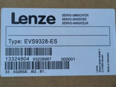 EVS9328-ES EVS9328ES NEU LENZE EVS9328-ESV004 EVS9328ESV004 SERVO INVERTER