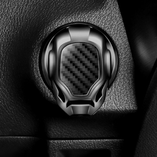 Universal CAR Ignition Cover Cap 1-Key Start Stop Button-Engine Decor Ring Trim - Picture 6 of 9