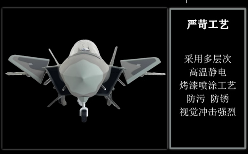 1:48 45CM China J-20 Stealth Fighter Plane Diecast Military Jet Aircraft Model - Picture 14 of 15