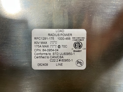Alcatel-Nokia 3HE03663AA AC04 7750 SR-12 175A PEM-3 48VDC IPUPALACAA - Picture 4 of 8
