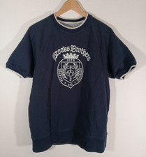 Brooks Brothers Men's M Short Sleeve Pullover Sweatshirt - Crest Logo Graphic