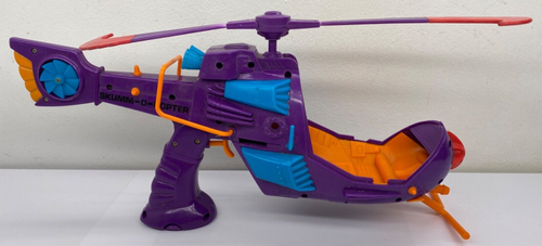 1991 Captain Planet SKUMM-O-COPTER Helicopter Vehicle Squirt Gun READ Canopy TOY - Picture 7 of 23