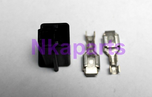 holden black gm plastic female 2 pin plug Connector Plugs - Bild 2 von 2