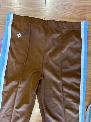 70s HANG TEN スケートジャージ VTG 70s Hang Ten Track Suit Set Jacket & Pants Brown W/Baby