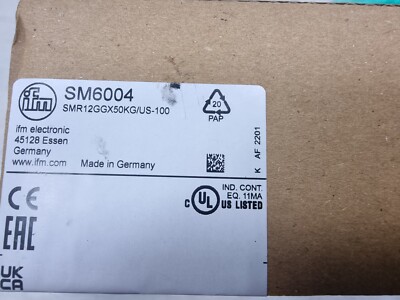 1pc new IFM SM6004 Flow Meter Sensor Fast delivery One year warranty