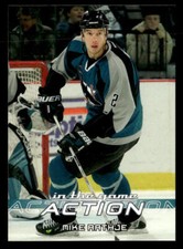 Mike Rathje 2003 In The Game Action #419   San Jose Sharks