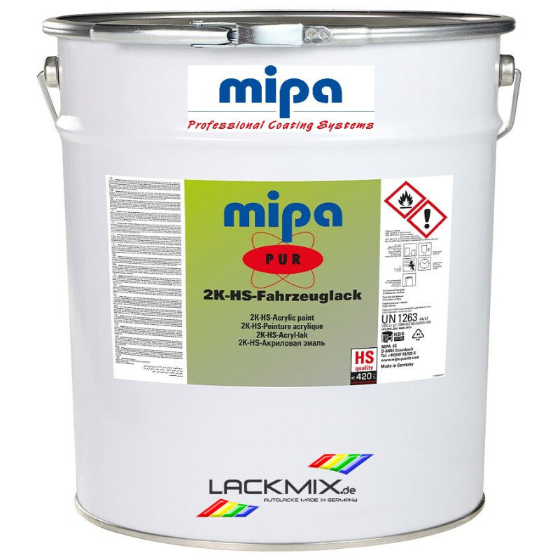 2K-HS-Einschicht-Autolack / VW - AUDI Farbcode wählbar / 1,0 L / Lot 1 von 3