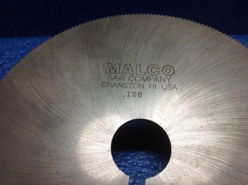 malco 6" slotting blade .128 thick