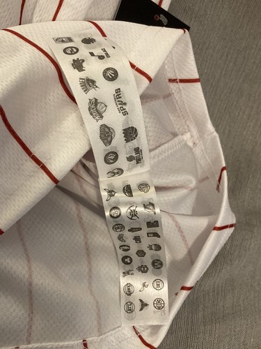 NBA Chicago Bulls Pile On Button Up Baseball Jersey Youth Boys Size M/L 18-20 - Picture 11 of 14