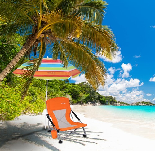 Strandkörbe für Erwachsene, Strandkörbe mit Sonnenschirm, klappbare Strandkörbe - Bild 21 von 30