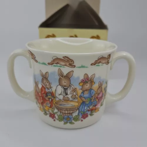 Royal Doulton Bunnykins Celebrate Christening Bone China Double Handled Mug