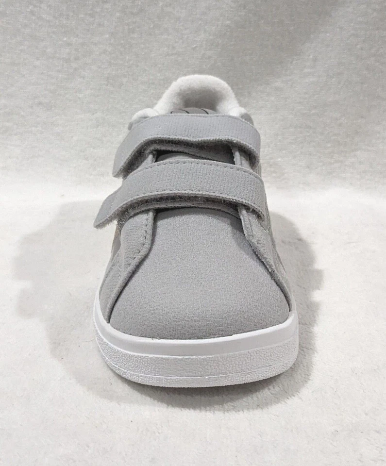 Tenis Adidas Grand Court Thumper CF I gris/melocotón para niños pequeños - talla 6/7/8/9 NWB Foto 4 de 4