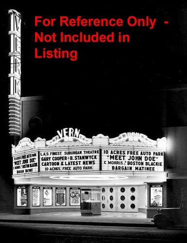 Vintage Vern Theatre Program Martin Lewis Olympic Blvd Los Angeles CA c. 1952 - Picture 6 of 6