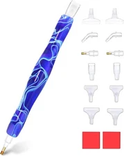 5D Diamond Painting Dot Bead Pen: Rhinestone Gem Picker Tool Kit for Adults