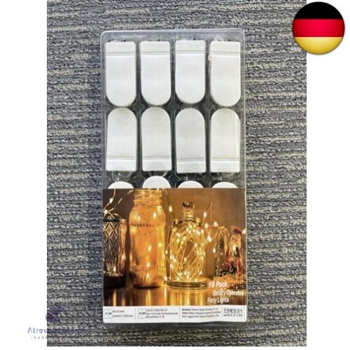 【16 Stück】 LED Lichterkette mit Batterie Klein, 2M 20LED Silberdraht Mini Lich - Bild 11 von 13
