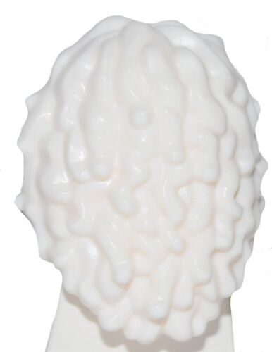 ☀️NEW LEGO Female WHITE MINIFIG HAIR LONG TOUSLED WAVY Center Part Ghost Buster - Picture 4 of 4