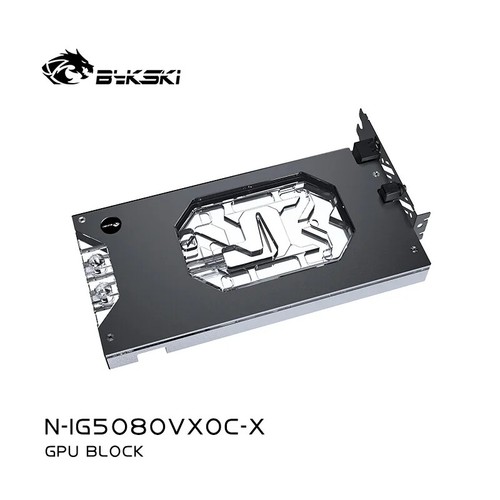 Bykski GPU Water Block For Colorful GeForce IGame RTX 5080 Vulcan OC 16GB - Afbeelding 5 van 8