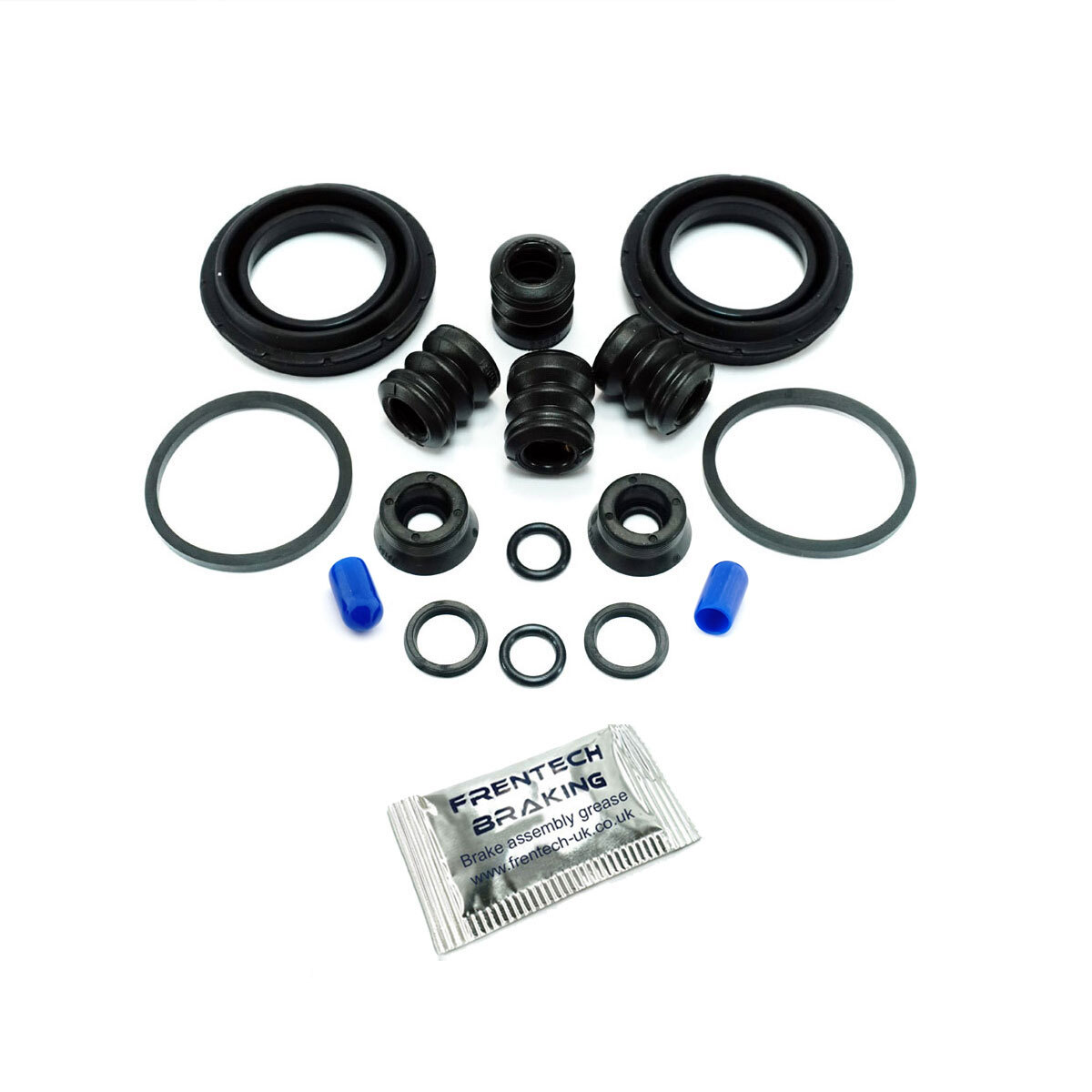 For Jaguar S-Type 1999-2005 2x Rear Brake Caliper Repair Kits (Varga/Lucas)