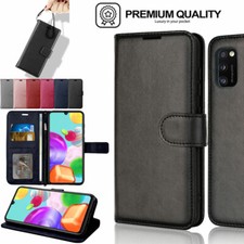 For Samsung Galaxy A41, A51, Premium Flip Leather Card Wallet Stand Case Cover