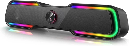 Lautsprecher Soundbar PC Computer Monitor Boxen Box HiFi Bluetooth AUX RGB B327