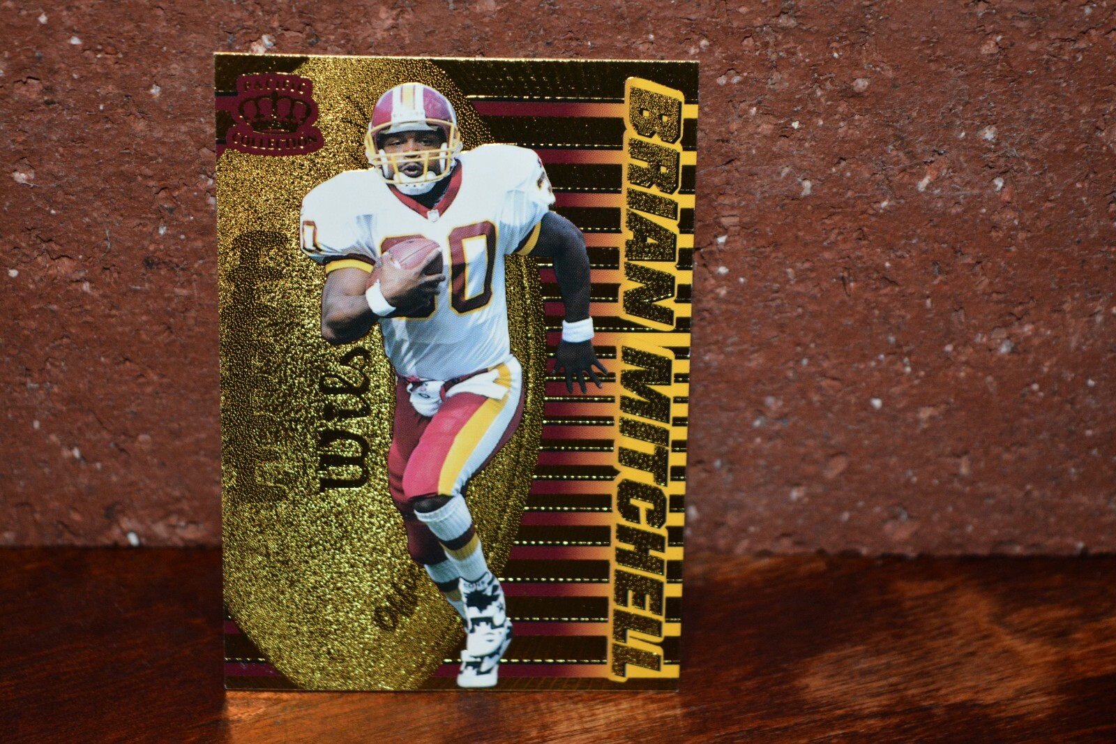 FOOTBALL WASHINGTON REDSKINS BRIAN MITCHELL PACIFIC GOLD CARD