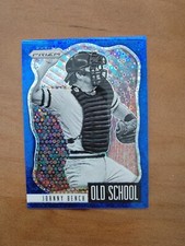 2021 Panini Prizm Old School Blue Donut Circle /199 Johnny Bench #OS-8 HOF