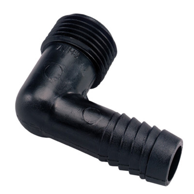 10 PACK 1/2'' Barb x 3/4'' MPT Thread Riser Flex Elbow Pipe Sprinkler Drip Fitting