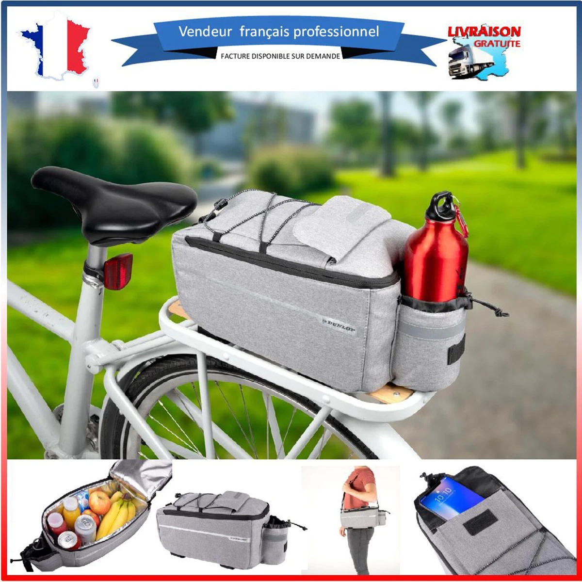 Sac isotherme livraison clearance velo