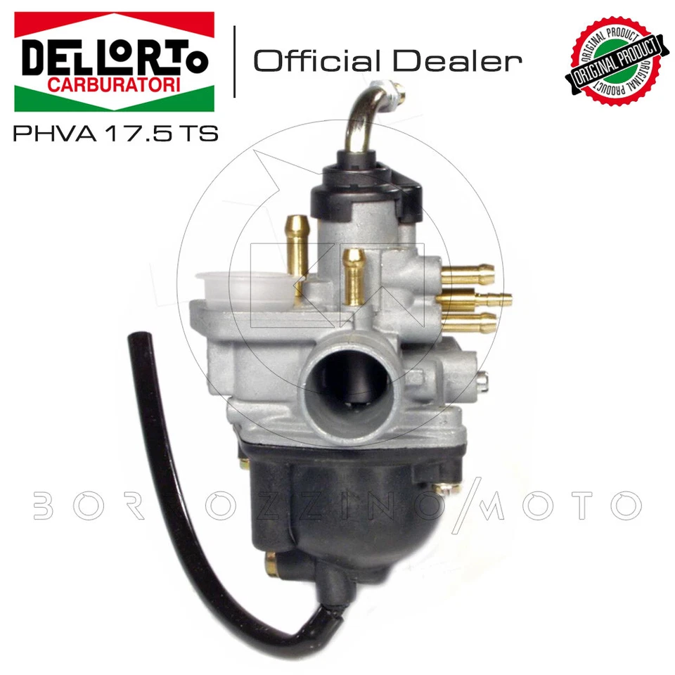 Carburateur Dellorto Avec Air Automatique PHVA 17,5 TS MBK Ovetto 50 2T - Photo 4/4