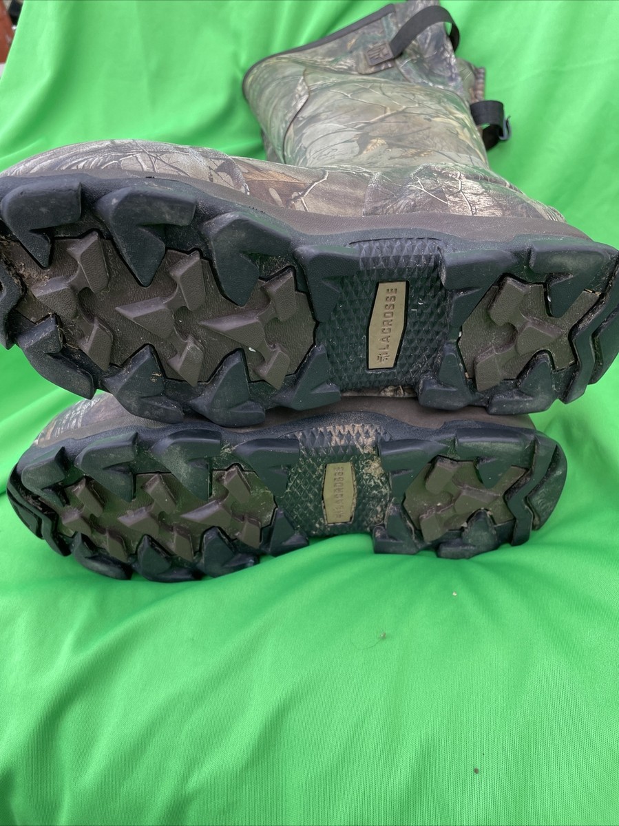 Lacrosse Quad Core4x Burly Rubber Boots Realtree Hardwoods Camo 18