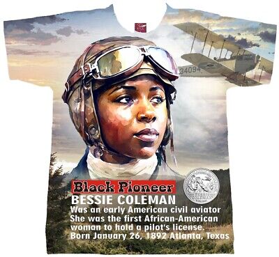 Bessie Coleman First African American Pilot T Shirt Bessie Coleman First African American Pilot T Shirt