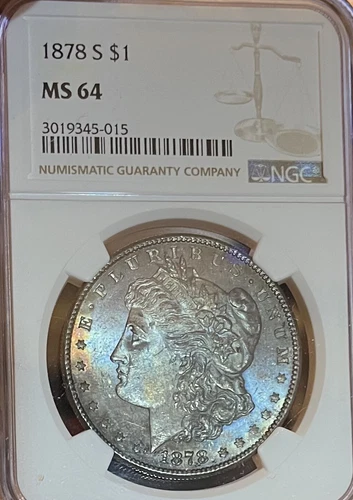 1878-S NGC MS64 Morgan Silver Dollar