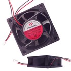 12V DC Fan 2Pin Brushless Computer Cooling Fan Dual Ball Bearing 60x60x25mm New