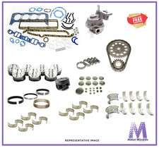 Gm Chevy 327 V8 225250 Marine Engine Rebuild Kit Oil Pumppistonsbrgs Std Rot