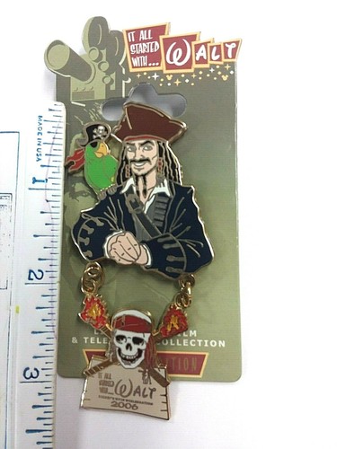 Disney Jack Sparrow It All Started With Walt - Film and Television LE Pin - Picture 6 of 12