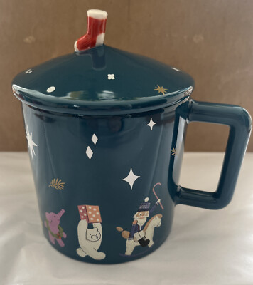 Starbucks Holiday 2022 blue mug Nutcracker N Friends cup lid Australia Christmas