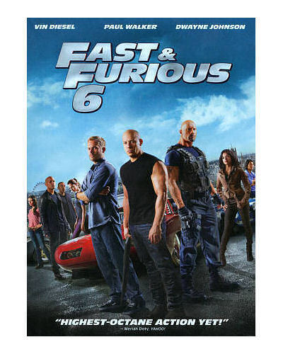 NEW Fast & Furious 6 (DVD, 2013)Vin DIESEL, Paul Walker part six Movie The Rock