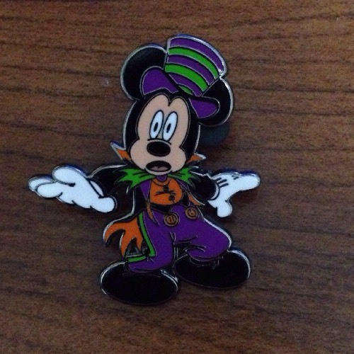 Mickey Mouse in Costume Halloween 2012 Trick-or-Treat Disney Pin 