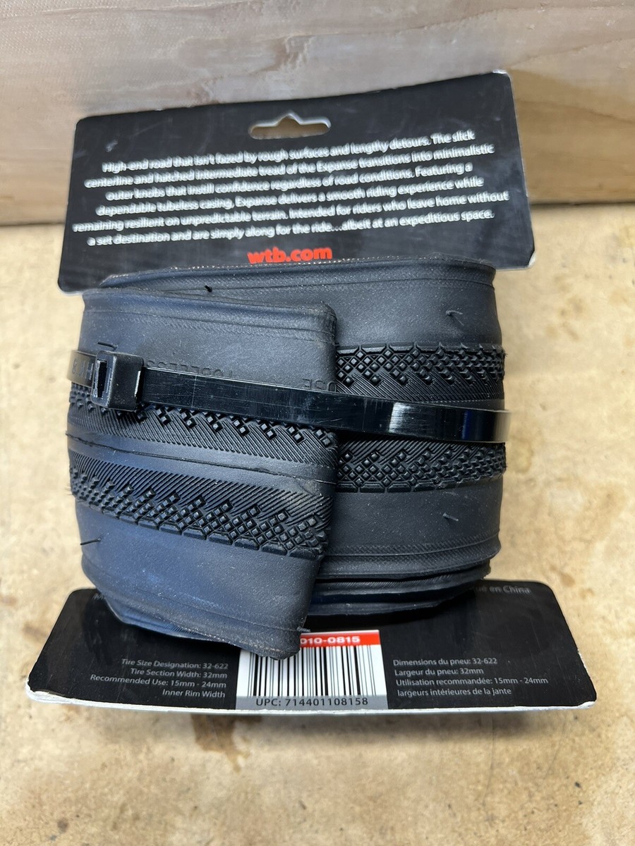 WTB Expanse 700 x 32 Road Gravel Semi Slick TCS Tubeless WTB Expanse 700 x 32 Road Gravel Semi Slick TCS Tubeless