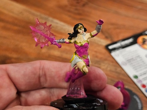 MM02 HEROCLIX Wonder Woman 80th 074 WONDER WOMAN & s012 LASSO no card on lasso - Picture 14 of 15