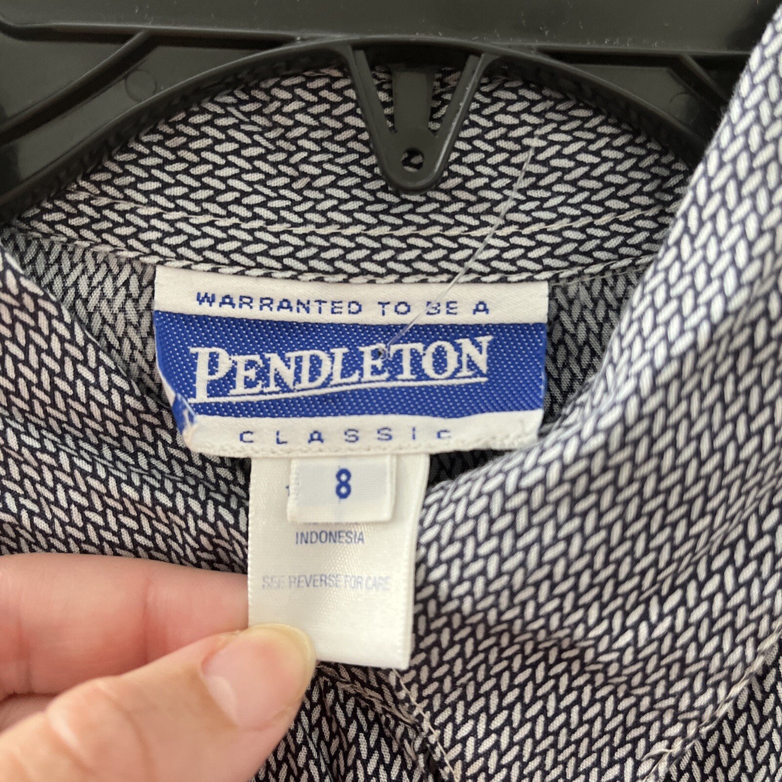 Pendleton Womans Button Up Top Multicolor Geometr… - image 3