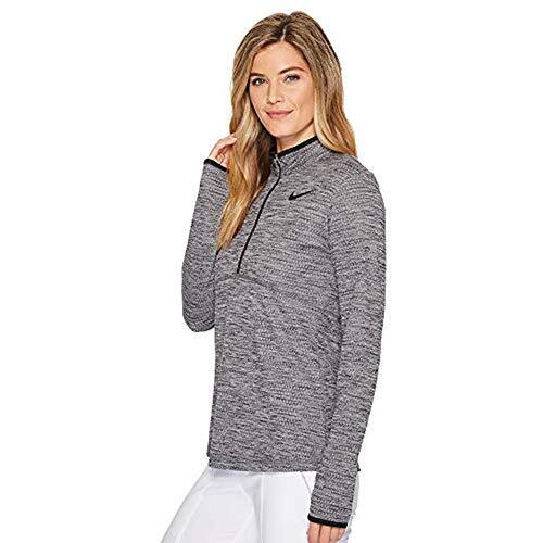 Пуловер Nike Womens Golf Dri-Fit на молнии 12 серый в полоску Sz X-Small AH4503-010 7190₽