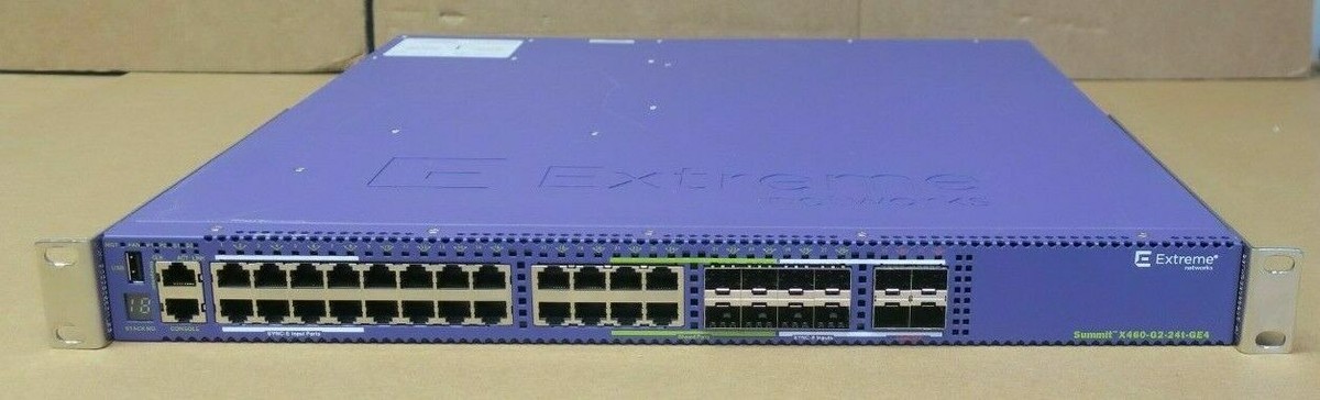 Extreme Networks Summit X460-G2-24t-GE4 24x 1GBase-T + 12x