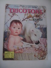 Revue ancienne "Tricotons sa layette" N°42 - 1958 - 16 pages