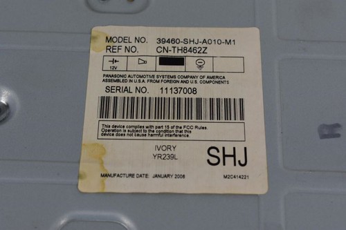 Honda Odyssey 2005-2010 consola montada en techo bronceado con pantalla de DVD y controles - Imagen 10 de 12