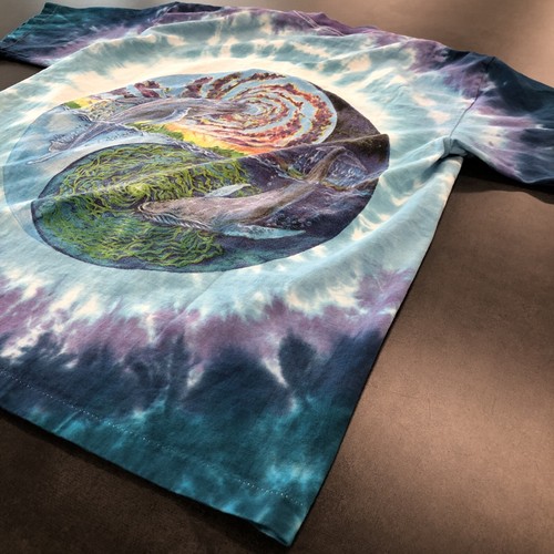 Vintage Jerry Jasper Shirt Size XL Yinyang Dolphin Tie Dye 1993 Single Stitch - Picture 19 of 22