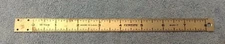  Vtg Fairgate 805-T 8" Rule w/ 16ths of an inch