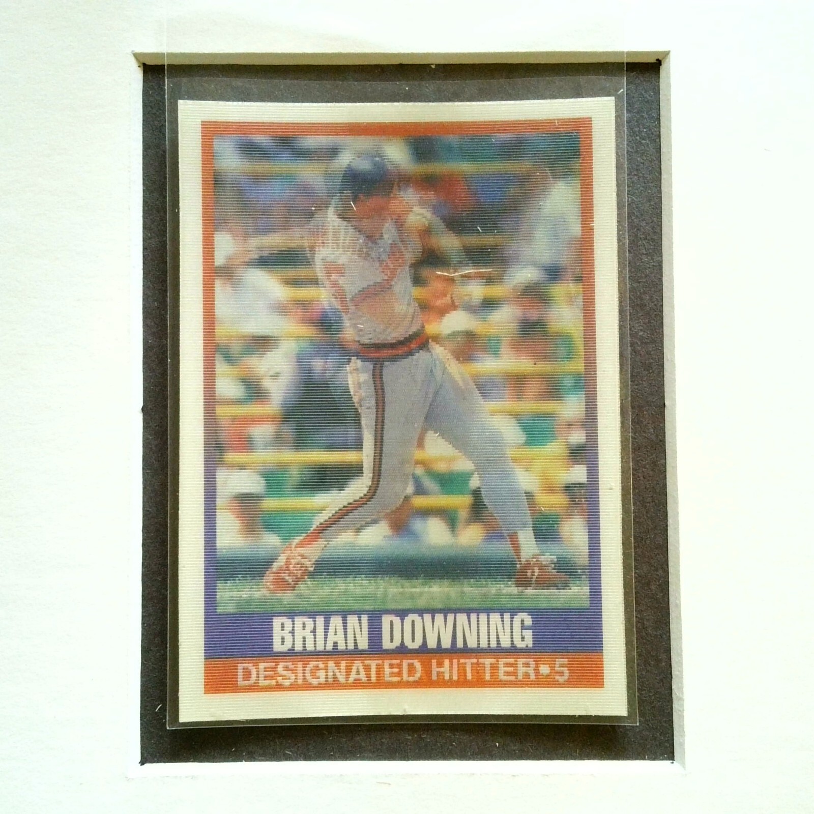 #117 Brian Downing 1989 Sportflics Base Card California Angels
