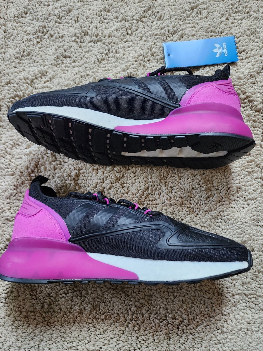 Wmns Adidas ZX 2K Boost Black Purple Brand New Sz 9.5 | eBay